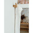 Muslin hooded towel - white