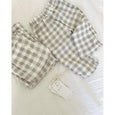 Gingham cotton longs