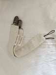 Linen Pacifier Clip